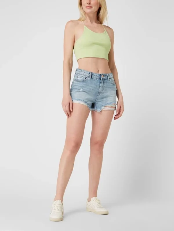 Only Crop Top Mit Gekreuzten Spaghettiträgern Modell ‘Jade’ – Grün 1