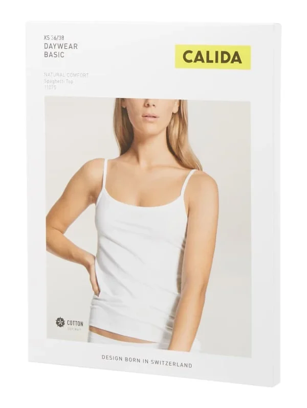 Calida Top Aus Single Jersey Modell ‘Natural Comfort’ – Weiß 4