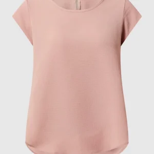 Only Blusenshirt In Unifarbenem Design – Rosé 9