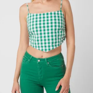 Pepe Jeans Crop Top Mit Knotendetail Modell ‘Gettie’ – Grün 13