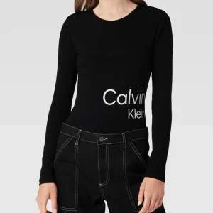 Calvin Klein Jeans Body Mit Label-Print – Schwarz 13