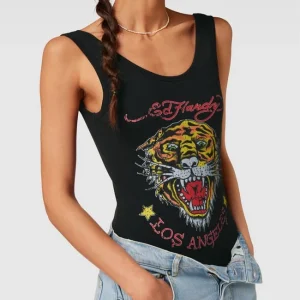 Ed Hardy Body Mit Label- Und Motiv-Print Modell ‘TIGER’ – Schwarz 11