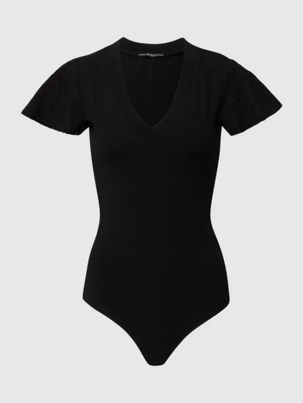 Guess Body Mit Lochstickerei – Schwarz 3