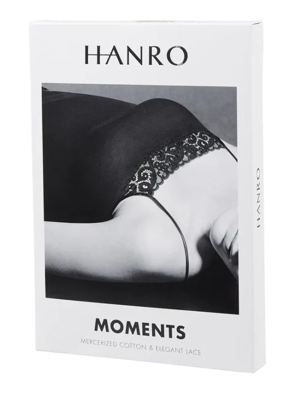 Hanro Top Aus Merzerisierter Baumwolle Modell ‘Moments’ – Schwarz 4