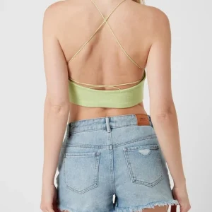 Only Crop Top Mit Gekreuzten Spaghettiträgern Modell ‘Jade’ – Grün 15