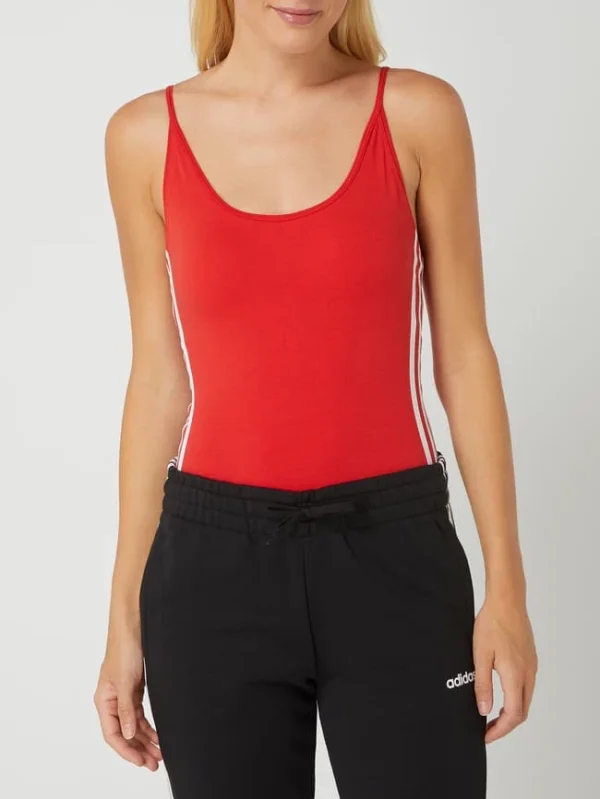 Adidas Originals Body Mit Logo-Streifen – Rot 5