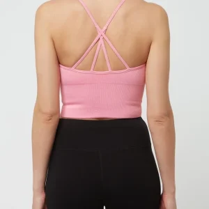 DKNY PERFORMANCE Crop Top Mit Rippenstruktur – Pink 15