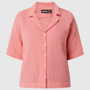 Pieces Bluse Aus Musselin Modell ‘Stina’ – Pink 9