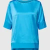 (The Mercer) N.Y. Blusenshirt Mit Rundhalsausschnitt – Bleu 19