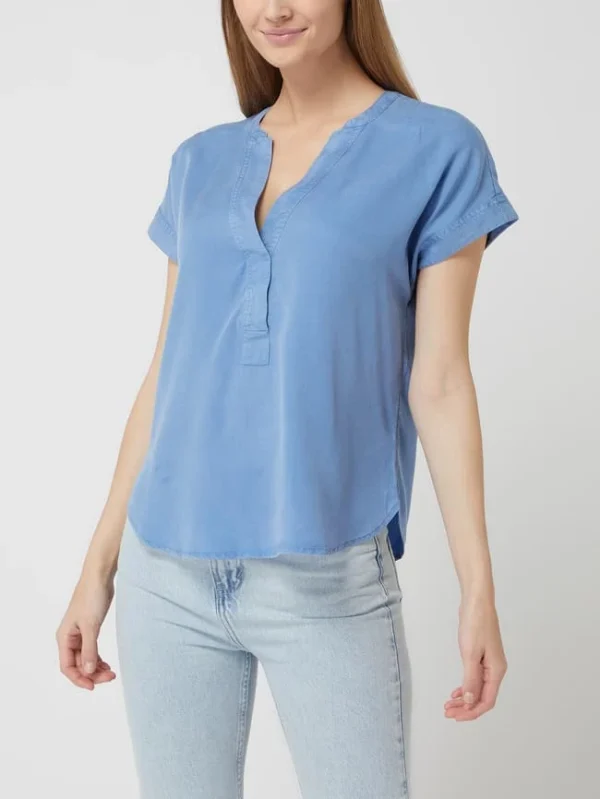 Esprit Blusenshirt Aus Lyocell – Rauchblau 5