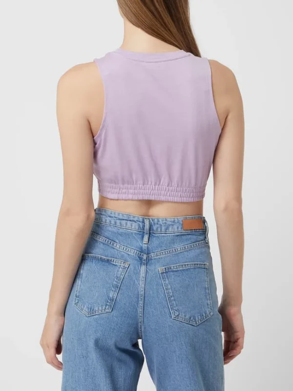 Pieces Crop Top Aus Baumwollmischung Modell ‘Videl’ – Flieder 6