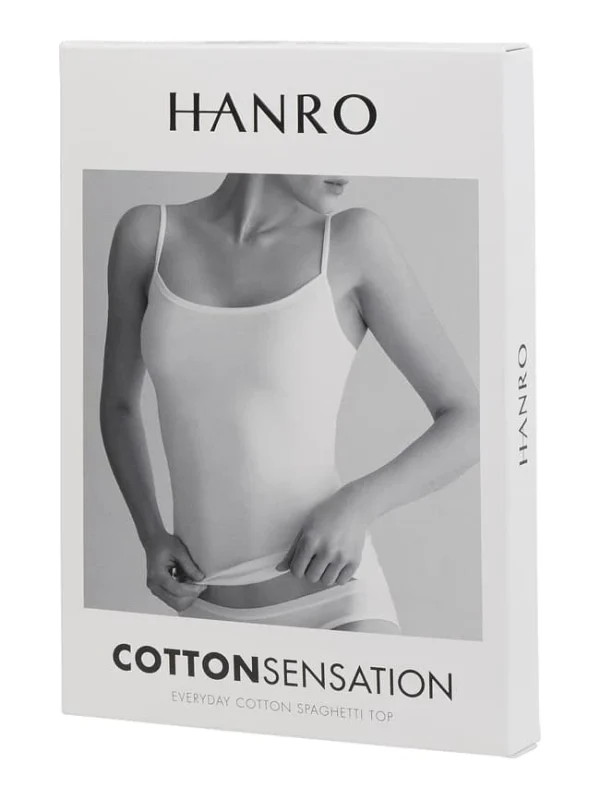 Hanro Top Mit Stretch-Anteil Modell ‘Cotton Sensation’ – Schwarz 4