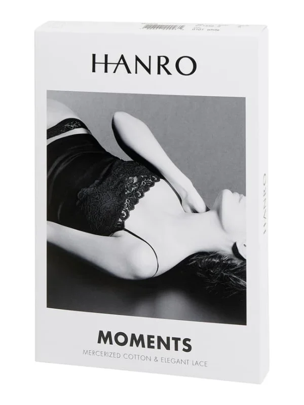 Hanro Top Aus Merzerisierter Baumwolle Mit Spitze Modell ‘Moments’ – Schwarz 4