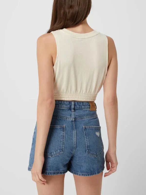 Pieces Crop Top Aus Baumwollmischung Modell ‘Videl’ – Offwhite 6