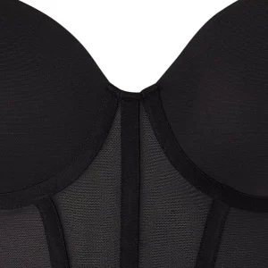 DKNY Body Aus Mesh – Schwarz 15