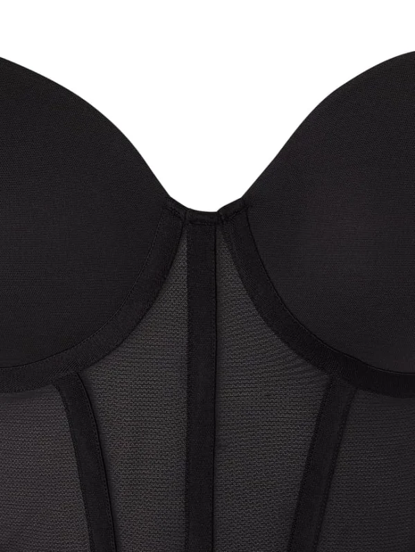 DKNY Body Aus Mesh – Schwarz 6