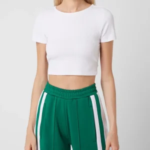 EDITED Crop Top Mit Schnürung Modell ‘Anke’ – Weiß 13