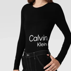 Calvin Klein Jeans Body Mit Label-Print – Schwarz 11