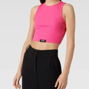 Alex Mariah Peter X P&C Crop Top In Ripp-Optik – Alex Mariah Peter X P&C – Pink 13