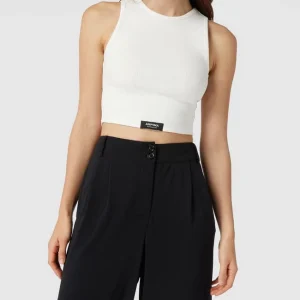 Alex Mariah Peter X P&C Crop Top In Ripp-Optik – Alex Mariah Peter X P&C – Weiß 13