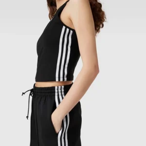 Adidas Originals Crop Top Mit Label-Streifen – Schwarz 11