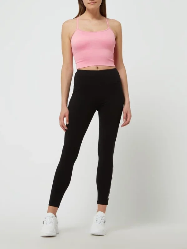 DKNY PERFORMANCE Crop Top Mit Rippenstruktur – Pink 1