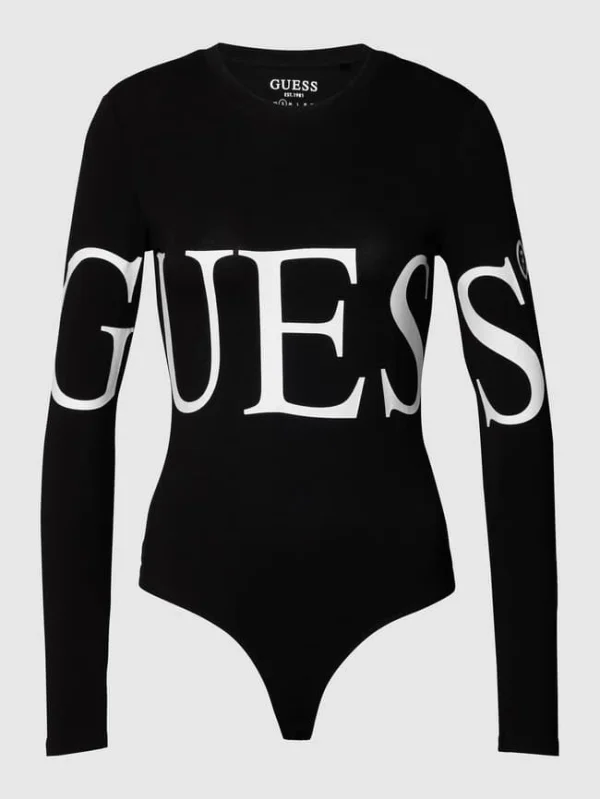 Guess Body Mit Label-Print – Schwarz 3