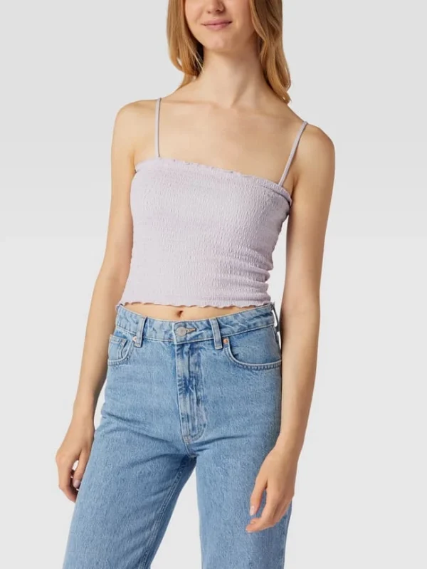 Levi’s® Crop Top In Smok-Optik – Flieder 5