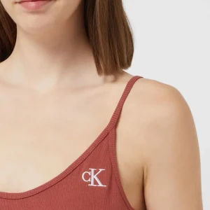 Calvin Klein Jeans Body Mit Logo-Print – Terrakotta 11