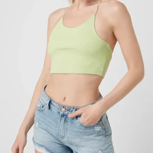 Only Crop Top Mit Gekreuzten Spaghettiträgern Modell ‘Jade’ – Grün 13