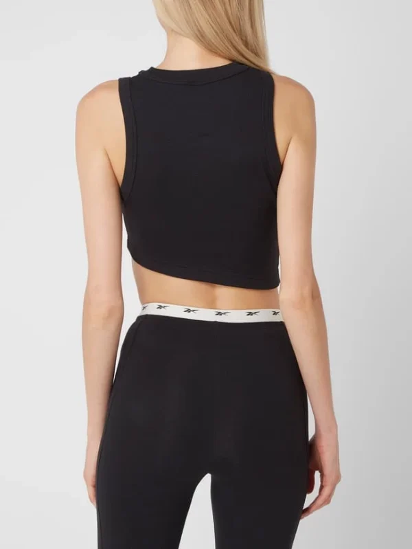 Reebok Active Crop Top Mit Logo – Schwarz 6