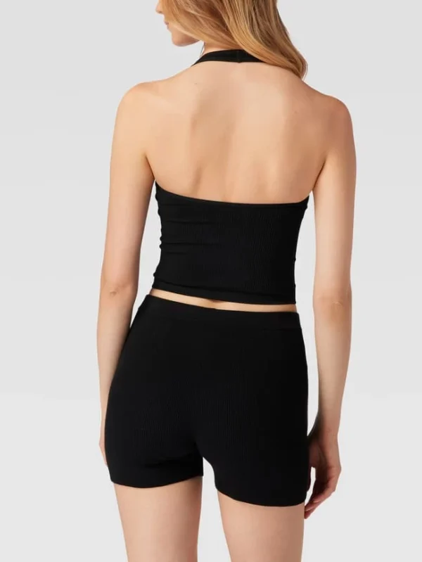 BDG Urban Outfitters Crop Top In Ripp-Optik – Schwarz 6