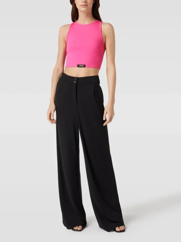 Alex Mariah Peter X P&C Crop Top In Ripp-Optik – Alex Mariah Peter X P&C – Pink 1