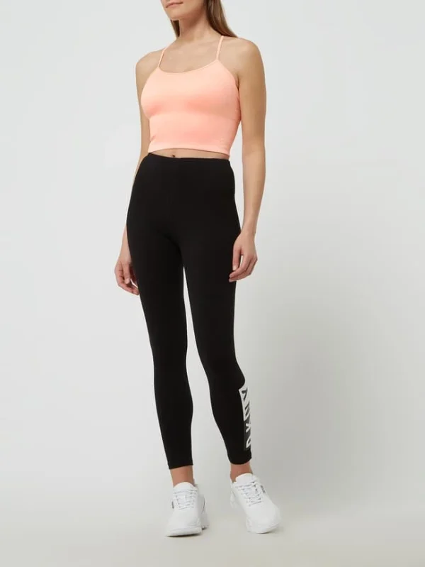 DKNY PERFORMANCE Crop Top Mit Rippenstruktur – Koralle 1