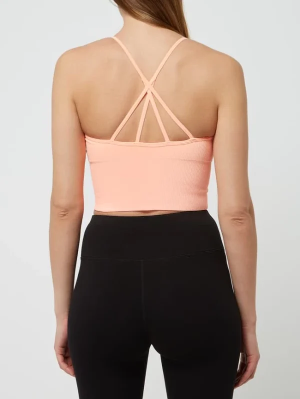 DKNY PERFORMANCE Crop Top Mit Rippenstruktur – Koralle 6