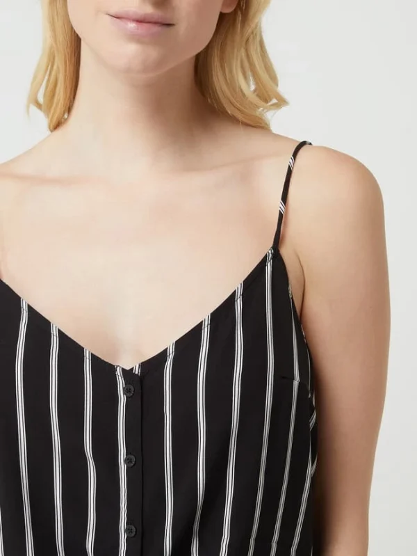 REVIEW Crop Top Mit Knotendetail – Schwarz 4