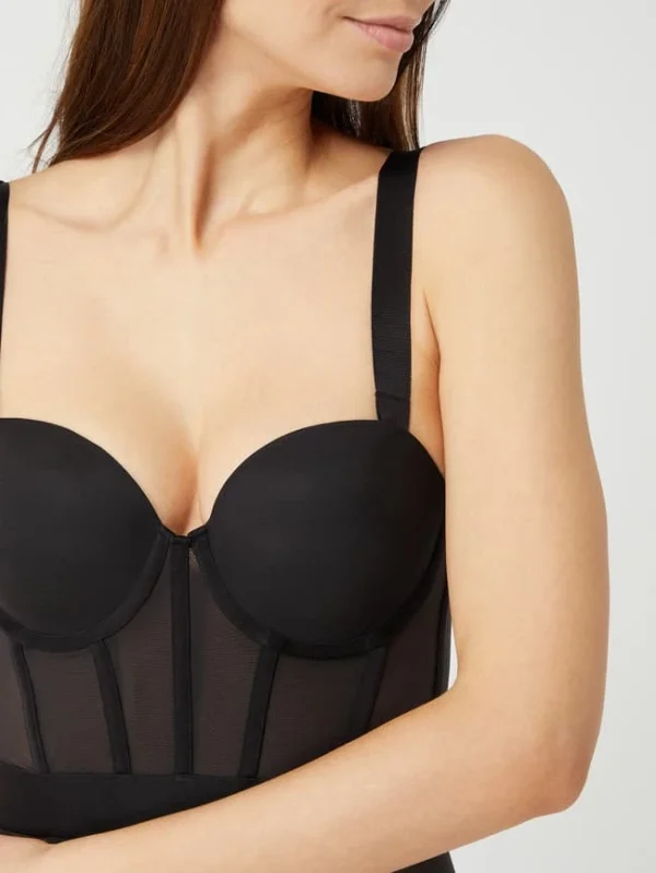 DKNY Body Aus Mesh – Schwarz 3