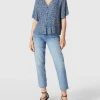 Jake*s Casual Bluse Mit Floralem Allover-Muster – Schwarz 19