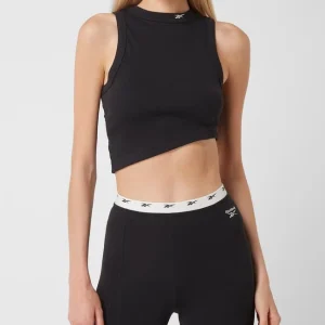 Reebok Active Crop Top Mit Logo – Schwarz 13